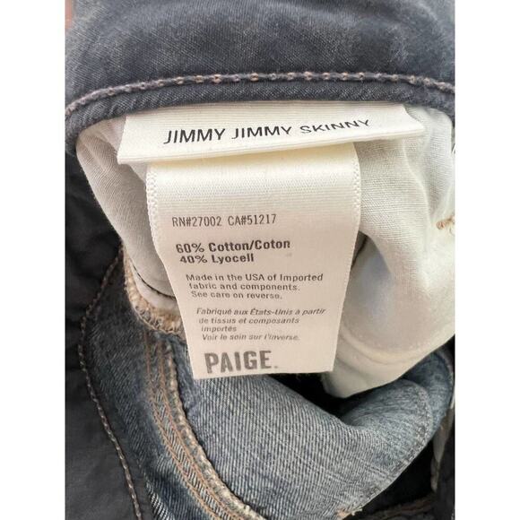 NWT Paige Jimmy Jimmy Ankle Jeans Size 28 - Picture 8 of 10